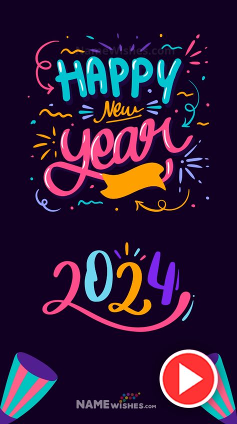 Happy New Year Video Wishes For Whatsapp Status. New year video wishes with name free download for your whatsapp status. Write name on this new year 2024 video and share it with your friends. Happy New Year 2024 Whatsapp Status Video, Happy New Year Video Status, Happy New Year 2024 Video Status, Happy New Year 2024 Video, New Year Video Wishes, New Year Wishes With Name, New Year Wishes Video, New Year Video, Best New Year Wishes