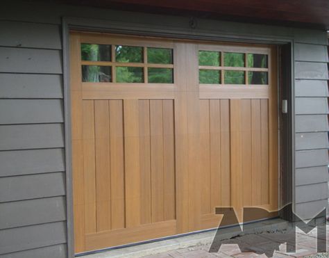 Garage Doors Ideas, Carriage Style Garage Doors, Faux Wood Garage Door, Garage Door House, Carriage House Doors, Carriage Garage Doors, Wooden Garage Doors, Custom Garage Doors, Garage Door Types