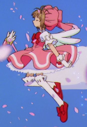 Coral Pink Dress, Sakura Kinomoto, Card Captor, Cardcaptor Sakura, Coral Pink, Pink Dress, Full Length, Coral, Anime