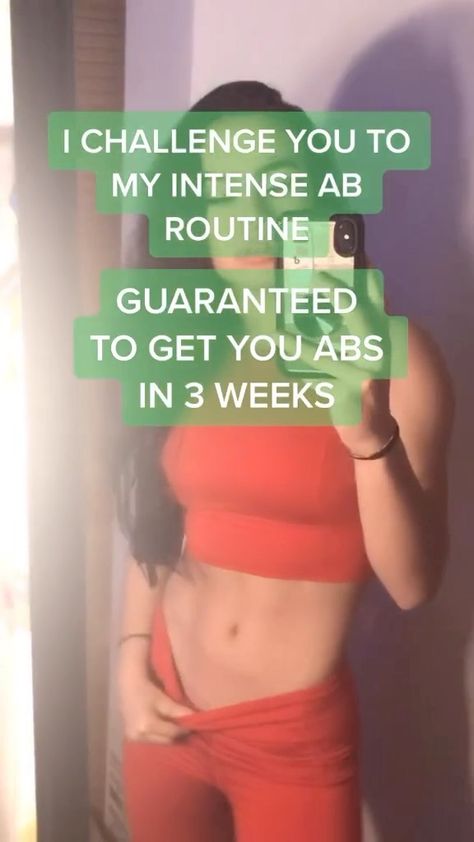 Abs In 3 Weeks, Workouts To Get Abs, Flat Abs Workout, Get Abs, Latihan Yoga, Lower Abs Workout, Abs Workout Routines, Trening Fitness, Ab Workout At Home