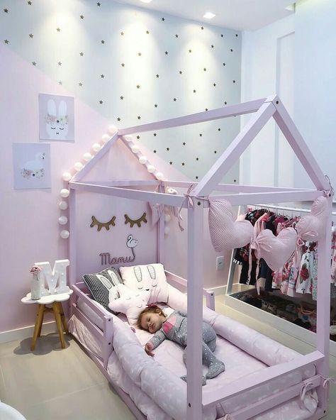 Neutral Nursery Rooms, Toddler Bedroom Girl, Toddler Girl Room, Toddler Rooms, Nursery Baby Room, Toddler Bedrooms, Neutral Nursery, Big Girl Rooms, Baby Bedroom