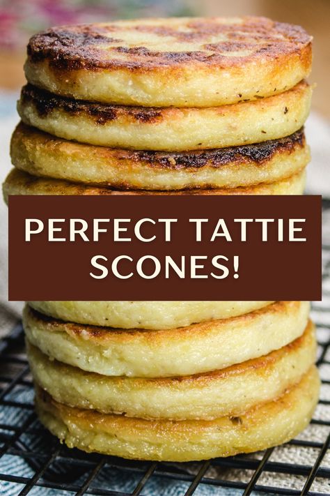 If you often find yourself with leftover mashed potatoes to use up, Potato Scones are one of the best ways to do it! They are easy, quick, and delicious. A perfect accompaniment to eggs in the morning, or on a fluffy roll with bacon, black pudding, or even haggis! Potato’s For Breakfast, Savory Scones Breakfast, Potato Scone, Savory Scones Recipe Breakfast, Potato Scones Recipe, Vegetarian Haggis, Bacon Scones, Potato Scones, Tattie Scones