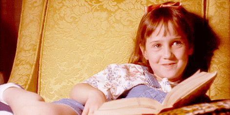 via GIPHY Matilda Movie, Matilda Wormwood, Mara Wilson, The Things They Carried, Strong Female Characters, Septième Art, Holiday Blues, Life Changing Books, Katniss Everdeen