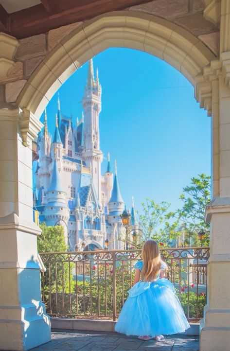 Disneyworld Pictures, Disneyland Outfit Ideas, Disney World Aesthetic, Disney Poses, Disney World Castle, Disneyland Photography, Costume Disney, Castle Pictures, Disney Photo Ideas