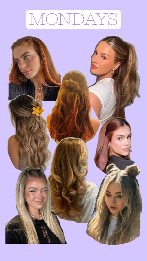 Monday Hairstyles, Hairstyles, Hair Styles, Hair