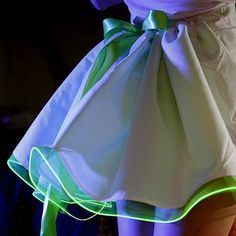 Wire Skirt, Led Ideas, Electroluminescent Wire, Bug Costume, Light Up Clothes, Light Up Dresses, E Textiles, Lightning Bug, El Wire