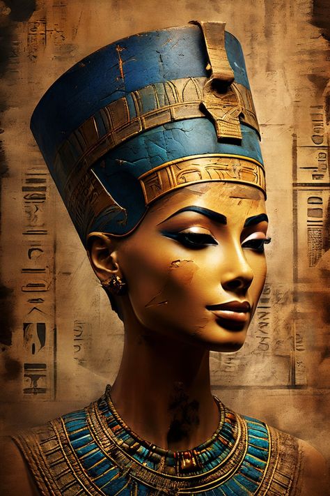 Ancient Egyptian Warrior, Queen Nefertiti Art, Egyptian Queen Art, Nefertiti Art, Egypt Tattoo Design, Jesus Cross Wallpaper, Drawings To Trace, Egyptian Warrior, Egypt Concept Art