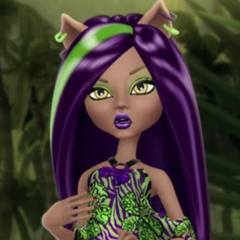 Clawdeen Icon, Mh Clawdeen, Wolf Purple, Monster High Icon, Purple Cartoon, Clawdeen Wolf, Halloween Characters, Childhood Memories 2000, Moster High