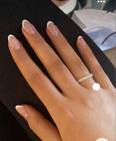 Nail Tip Designs, Minimal Nails Art, Lipstick Nails, Summery Nails, Basic Nails, French Tip Acrylic Nails, Her Nails, Casual Nails, French Acrylic Nails