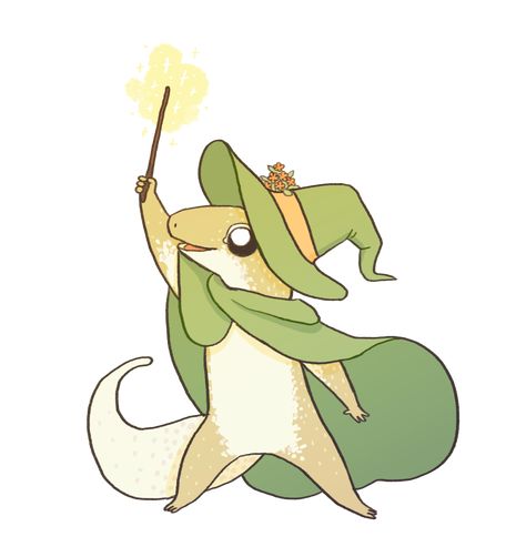 Cute Lizard Art, Cute Lizard Drawing, Wizard Lizard, Lizard Wizard, Cute Lizard, Cute Reptiles, Tumblr Art, Animated Animals, Artist Alley