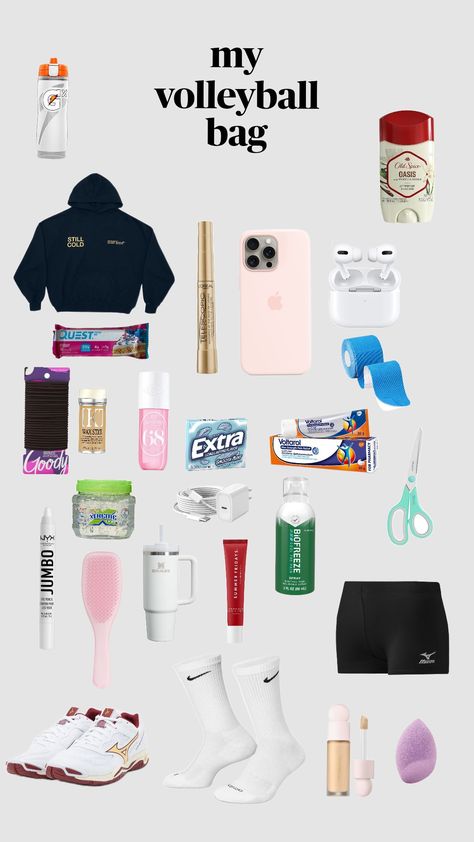 my volleyball bag Things To Put In Your Volleyball Bag, Things To Have In Your Volleyball Bag, What To Put In Volleyball Bag, What To Put In Your Volleyball Bag, Volleyball Bag Essentials List, Volleyball Bags, Volleyball Backpack, Club Volleyball, School Emergency Kit