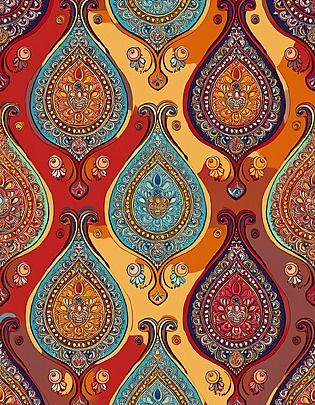 paisley,pattern,design,seamless,colorful,vibrant,intricate,traditional,blue,red,yellow,orange,rich,elegant,cultural,flair,textile,fabric,background,art,graphic,indian,persian,decorative,ornamental Pattern Design Wallpaper, Paisley Background, Paint Splash Background, Dynamic Wallpaper, Pop Art Patterns, Ethnic Pattern Design, Iphone Dynamic Wallpaper, Shibori Pattern, Fabric Background