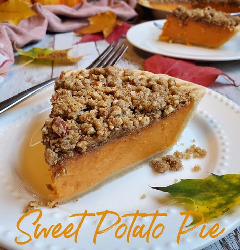 Sweet Potato Pie - Portlandia Pie Lady Cream Pumpkin Pie, Praline Pie, Pumpkin Praline, Spiced Pumpkin Pie, Pie Game, Sweet Potato Cheesecake, Dinner Pies, No Bake Pumpkin Pie, Chocolate Pecan Pie