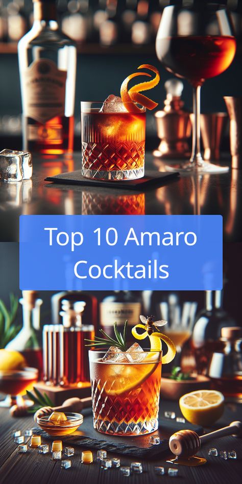 Amaro is an amazing and underrated cocktail ingredient. This list of AI generated Amaro cocktails will explore the various ways you can use Amaro in your cocktails. Amaro Cocktails, St Germain Cocktail, Fall Cocktails Recipes, Tonic Recipe, Rye Bourbon, Cocktails To Try, Cocktails Recipes, Yummy Alcoholic Drinks, Creative Cocktail