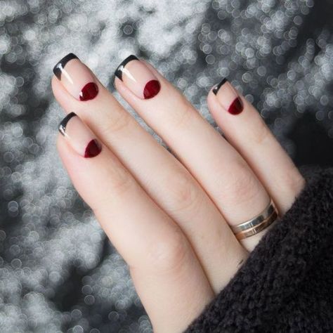 Winter Nail Art Ideas, Goth Nails, Minimal Nails, Short Nails Art, Short Nail, Winter Nail Art, Winter Nail, Short Nail Designs, Nail Art Ideas