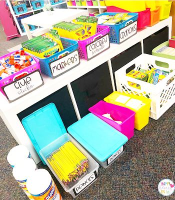 Student Supply Center, Student Supply Organization, Classroom Supplies Organization, Kindergarten Organization, Clean Classroom, Supply Organization, Classroom Organization Elementary, Teaching Organization, Classroom Centers