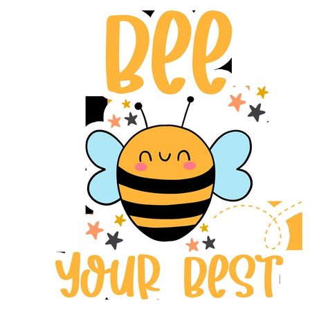 Positive Affirmation Bee Your Best Sticker for laptops, phones, notebooks, skateboards, journals, etc. Kids and adults will love them! Sticker sizes may vary slightly depending on the design. Bee Motivational Quotes, Bee Positive Quotes, Bee Affirmations, Affirmation Doodles, Positive Sayings For Kids, Cute Affirmations, Bee Happy Quotes, Kids Positive Affirmations, Words Of Encouragement For Kids