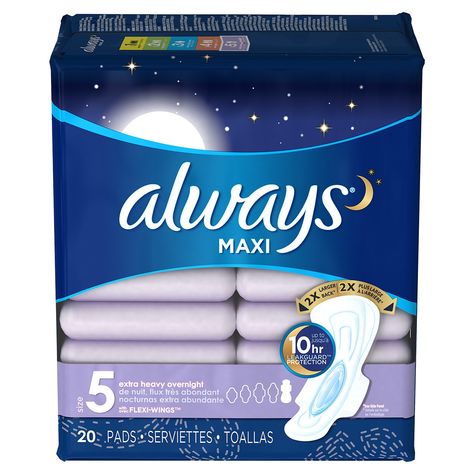 Best Pads For Period, Always Maxi Pads, Always Pads, Cute Suitcases, Maxi Pad, Period Hacks, Period Pads, Boho Tote Bag, Menstrual Pads