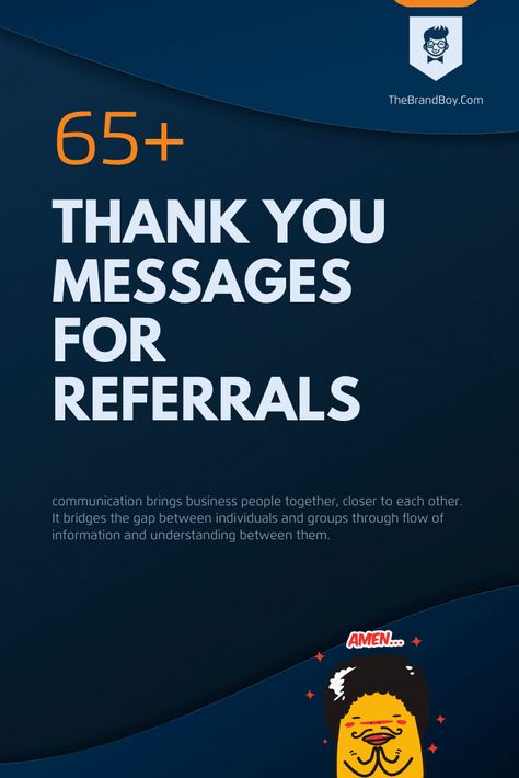 41+ Best Thank you Messages for Referrals - theBrandBoy.Com