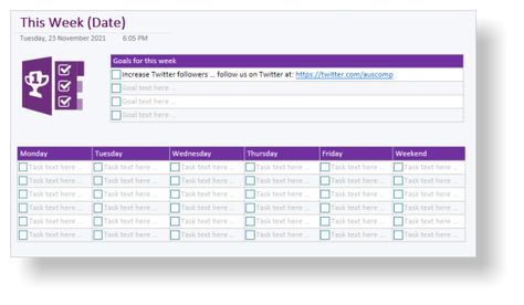 Get Things Done - Stop Starting ... Start Finishing - Templates for OneNote by Auscomp.com One Note Microsoft Templates, Onenote Template, Estate Lawyer, One Note Microsoft, Landscape Calendar, Family Tree Template, Bill Organization, Tree Templates, Manage Your Time