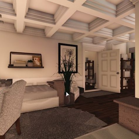 #roblox #robloxbuild #bloxburg #robloxgame Bloxburg Lounge Room, Modern Bedroom Bloxburg, Bloxburg Bedroom Ideas Modern, Modern Bloxburg House Ideas, Modern Bloxburg House, Bloxburg Building, Bloxburg Bedroom, Blox Burg, Modern Family House