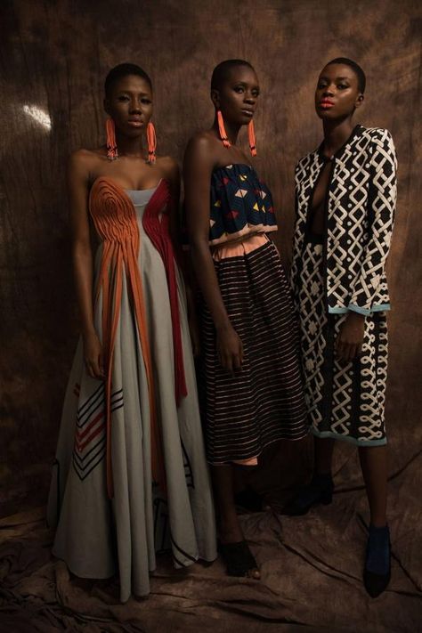 Trevor Stuurman, Sewing Dress, Afrikaanse Mode, Fashion Week 2018, Three Women, Mode Boho, African Inspired Fashion, African Men Fashion, Africa Fashion