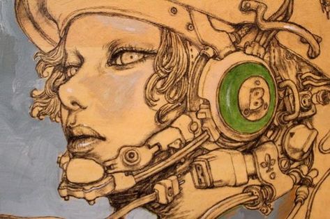 Katsuya Terada, Mode Steampunk, Arte Cyberpunk, Art Folder, Arte Inspo, Ap Art, Cyberpunk Art, Ethereal Art, Oui Oui