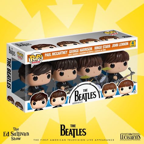 The Beatles Funko fan-made prototype Disney Funko Pop, Star Wars Funko Pop, Marvel Funko Pop, Best Funko Pop, Beatles Gifts, Beatles Memorabilia, Pop Figurine, Pop Custom, Funko Pop Dolls