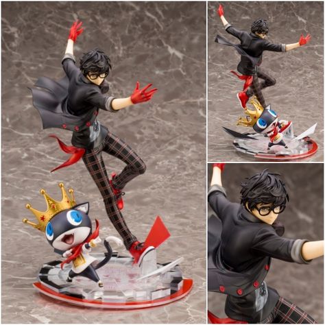 Joker & Morgana (Persona 5: Dancing Star Night) | Kotobukiya ARTFX J #figure #morgana #joker #persona5 Persona 5 Merchandise, Persona Figures, Persona 5 Figures, Persona 5 Dancing Star Night, Morgana Persona 5, Ren Amamiya, Persona 5 Joker, Star Night, Akira Kurusu