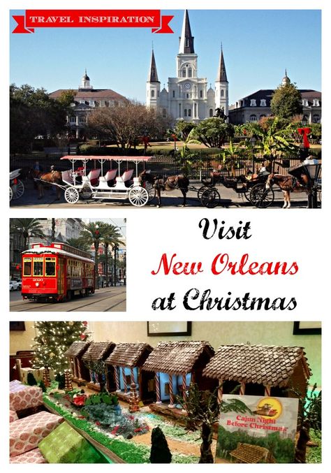 New Orleans With Kids, New Orleans Christmas, Christmas Travel Destinations, New Orleans Vacation, Louisiana Travel, Christmas Destinations, Best Christmas Lights, Visit New Orleans, New Orleans Travel