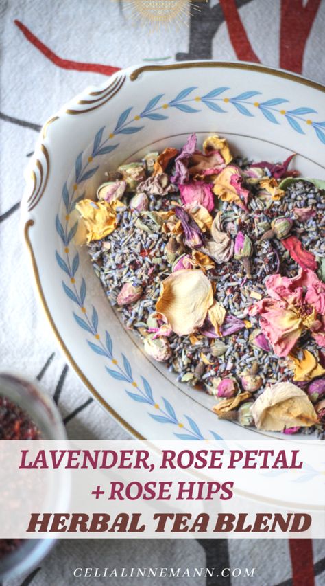 Tea Blending, Tea Blends Recipes, Rosehip Tea, Medicinal Tea, Heart Opening, Healing Tea, Homemade Tea, Herbal Teas Recipes, Rose Hips