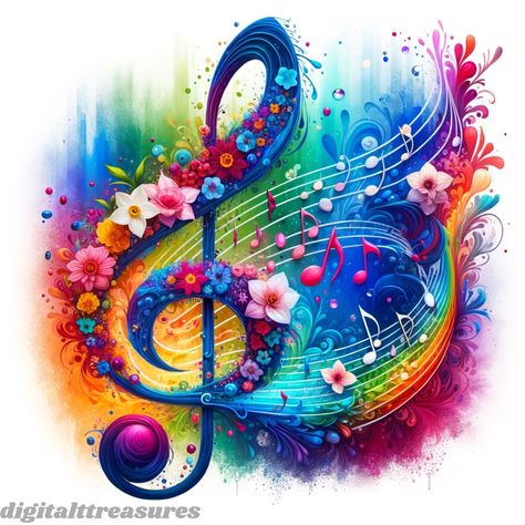 Harmony Hues: Music Notes Clipart" offers a symphony of color and creativity through its collection of 16 vibrant watercolor JPGs, designed to elevate your digital download resources. This melodious assortment captures the essence of music through beautifully rendered notes and symbols, each awash with the lively, fluid charm of watercolors. Ideal for card making, scrapbooking, and journaling, these cliparts serve as the perfect accents for projects that resonate with music lovers and creatives Music Notes Background, Music Notes Art, Personalised Scrapbook, Musical Theme, Art Optical, Vibrant Watercolor, Music Artwork, Diy Art Projects, Musical Notes