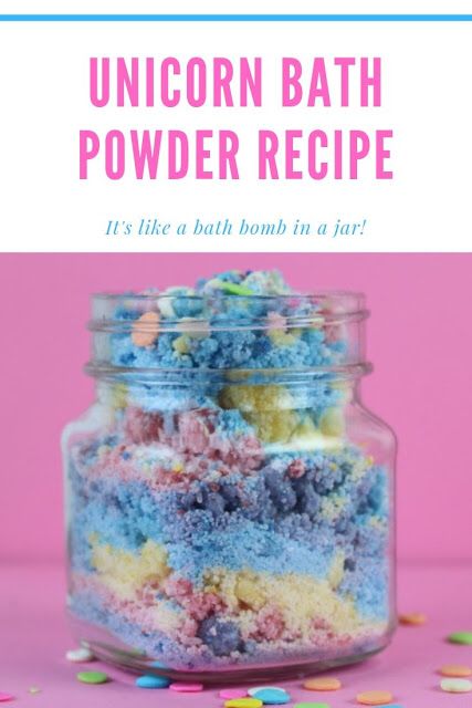 How to make DIY fizzy unicorn bath powder. Made with citric acid, baking soda, and mango butter, this easy moisturizing bath bomb dust makes great gifts for teachers, for friends, for women, for teens, and for Christmas. This unique DIY beauty recipe is cheap and simple to make. Need gift ideas? Make DIY bath and body gifts! #unicorn #bathpowder #fizzy #fizzing Iron Foods, Bath Salts Diy, Bath Powder, Fragrance Oil Blends, Moisturizing Bath, Bath Fizz, Diy Unicorn, Bath Recipes, Bath Bomb Recipes