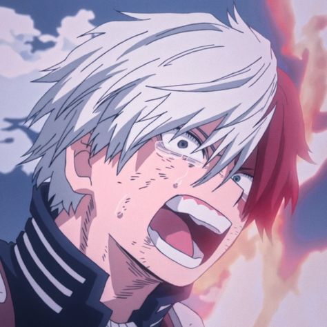 Shouto Todoroki, Mha Icons, Icy Hot, Anime Expressions, Silly Faces, Buko No Hero Academia, Brawl Stars, Pretty Face, Boku No Hero Academia