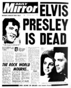 Childhood Memories 60's, King Elvis Presley, Newspaper Front Pages, Book And Magazine Design, Elvis Presley Pictures, Newspaper Headlines, Historical Newspaper, Vintage Newspaper, Elvis Presley Photos