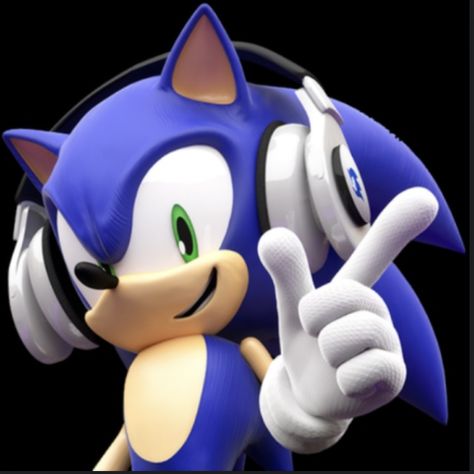 Character Listening To Music, Listening To Music, Sonic, Music