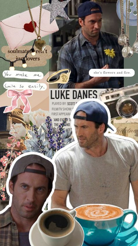 #lukedanes #gilmoregirls #collage #vintage #gilmoregirlsmen #aesthetic #book #taylorswift #lukegilmoregirls #beige Luke Danes Wallpaper, Luke’s Diner, Luke Danes Aesthetic, Diner Background, Luke Danes, Lukes Diner, Gilmore Girl, Collage Vintage, Yellow Daisies