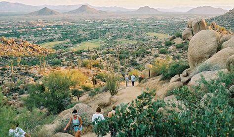 SONORAN DESERT ADVENTURE Whether you’re looking for an energizing desert hike, a thrilling off-road tour, or wicked single tracks that will put your bike handling skills to the test, Scottsdale’s Sonoran Desert answers your call for excitement and adventure with options that are as varied as the landscape itself. Add in year-round sunny weather and it’s easy to see why outdoor activities are more than just pastimes in Scottsdale…they’re a way of life! Fairmont Scottsdale Princess, Arizona Hiking, Hiking Destinations, Arizona Travel, Sonoran Desert, Scottsdale Arizona, Scottsdale Az, Best Hikes, Travel And Leisure