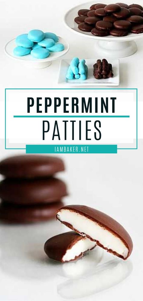 Peppermint Patties Recipe, Minty Desserts, Peppermint Patty Recipe, Homemade Peppermint Patties, Patties Recipe, Food Stamps, Peppermint Patties, Homemade Candies, Desserts To Make