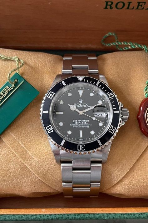 Rolex 16610, Rolex Submariner 16610, Oris Watches, Submariner Date, Smart Watches, All Black Everything, Rolex Submariner, Omega Seamaster, Swiss Watches