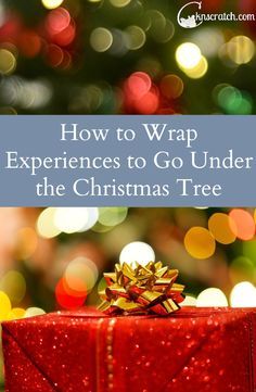 Great ideas on how to wrap experience gifts for Christmas How To Gift An Experience, How To Wrap Tickets As A Gift, Thrifted Christmas, Opening Christmas Presents, Gift Experiences, Affordable Christmas Gifts, Christmas Experiences, How To Wrap, Adventure Gifts