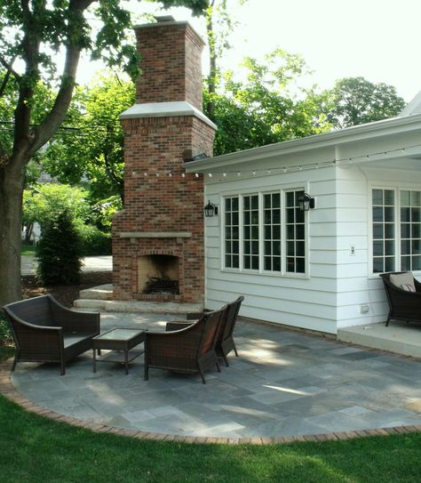 15+ Cool Patio Extension Ideas to Stretch Out Your Outdoor Living Space – AprylAnn Concrete Patio Extension Ideas, Patio Extension Ideas, Patio Extension, Slate Patio, Brick Edging, Indoor Tile, Patio Tiles, Natural Stone Flooring, Extension Ideas