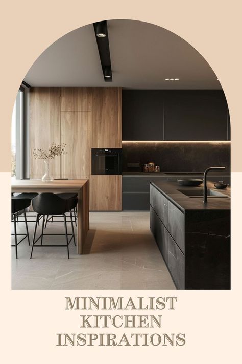 "Simplify your space with Minimalist Kitchen Inspirations! 🍽️✨ Focus on clean lines, functional layouts, and a neutral color palette for a sleek and modern cooking area. Discover how to achieve a clutter-free, minimalist look! 🌿🧼 #MinimalistDesign #KitchenInspo #ModernStyle" Line Kitchen Layout, One Line Kitchen, Line Kitchen, Kitchen Remodel Minimalist, Modern Cooking, Neutral Color Palette, Minimalist Layout, Cooking Area, Minimalist Kitchen