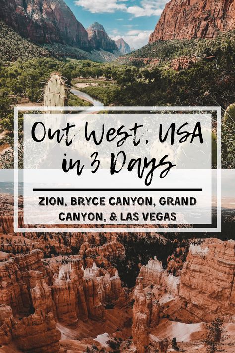 Grand Canyon One Day Trip, Grand Canyon In December, Zion Bryce Arches Grand Canyon, Grand Canyon Bryce Zion, Las Vegas To Zion National Park, Vegas To Zion Road Trip, Grand Canyon Itinerary, Grand Canyon Vacation, Las Vegas Map