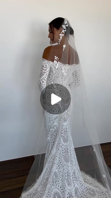 Grace Loves Lace | Sustainable Bridal on Instagram: "Nathalia 🤍   What makes her THE dress for you, is how you feel in her.   And how you style Nathalia is entirely up to you.   Add the complimentary ornate fresh water (detachable) pearl hand pieces or pair her with one of our iconic veils like Pierlot.   Book your showroom appointment and see if she’s ’The One’.  #bridalfashion #weddingdressinspo #weddingaccessories #modernbride #laceweddingdress #offtheshoulderweddingdress" Nathalia Dress, Grace Loves Lace Mila Dress, Grace Loves Lace Nathalia, Grace Loves Lace Nathalia Dress, Grace Loves Lace Verdelle, Opal Grace Loves Lace, Grace Loves Lace Verdelle 2.0, Grace Loves Lace, Moody Wedding