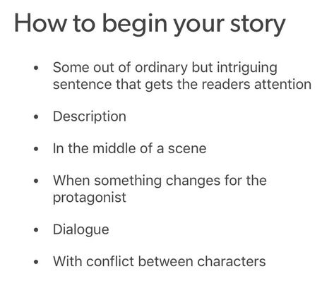 Story Writing Beginning, Writing Tips Beginning, How To Start The Beginning Of A Story, Writing Prompts Beginning, How To Start A Story Prompts, How To Start Your Story Writing Prompts, Beginning A Story, How To Write The Beginning Of A Book, Starting A Story Writing Prompts