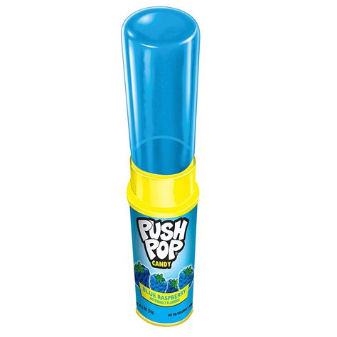 Push Pops Push Pop Candy, 90s Candy, Blue Snacks, American Snacks, Candy Lollipops, Individually Wrapped Candy, Wrapped Candy, Silly Putty, Push Pop