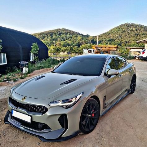 Kia Stinger Gt Custom, Car Manifestation, Kia Stinger Gt, Kia K5, Airplane Car, Kia Stinger, Mens Backpack Travel, Lux Cars, Car Mods