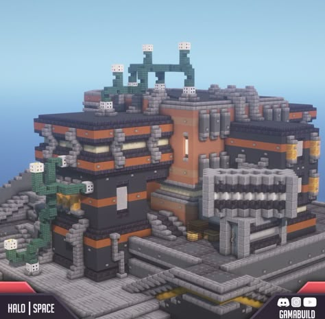 Minecraft Modern Factory, Minecraft Futuristic Building, Futuristic Minecraft, Futuristic Factory, Minecraft Factory, Minecraft Industrial, Minecraft Cyberpunk, Minecraft Steampunk, Minecraft Create