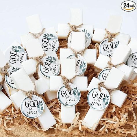 Amazon.com: Otuuz 24 Pcs Cross Soap Baptism Favors Baby Baptism Favor Scented Soap Favors Baby Shower Favors Christening Favors Communion Favor for Guests Party Wedding Birthday Gift Bridal : Home & Kitchen Baptism Themes, Baptism Party Favors, Candle Party Favors, Communion Favors, Favors Baby Shower, Christening Favors, Baptism Party, Soap Favors, Baby Baptism